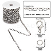 DIY Oxidation Aluminum Cable Chains Necklaces/Bracelets Making Kits DIY-SP0001-87A-S-2