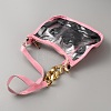 Waterproof Transparent PVC Heart Printed Shoulder Bags for Women AJEW-WH20115-03A-2