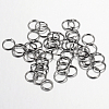Iron Open Jump Rings IFIN-A018-4mm-01B-NF-1