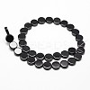 Natural Black Onyx Beads Strands G-P161-34-14x4mm-2