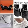 2pcs Crystal Glass Rhinestone Shoes Chain FIND-NB0002-33-5