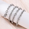 201 Stainless Steel Cable Chain Necklaces NJEW-Q013-12B-P-5