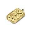 Ion Plating(IP) 304 Stainless Steel Pendants STAS-B058-18G-01-2