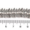 Tibetan Style Wing Alloy Bead Strands X-TIBEB-O007-22-LF-3