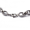 Tarnish Resistant Heart 304 Stainless Steel Link Necklaces and Bracelets Jewelry Sets LS-SJEW-F132-08P-4