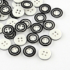 4-Hole Plastic Buttons BUTT-R034-030-1