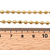 3MM 304 Stainless Steel Ball Chain Necklaces for Women NJEW-B134-09B-G-4