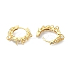 Rack Plating Brass Micro Pave Cubic Zirconia Hoop Earrings EJEW-Q780-04G-2