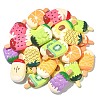 30Pcs Opaque Resin Cabochons RESI-CJ0003-58-3