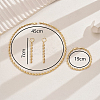 Brass Chain Bracelets & Earrings & Necklaces Sets for Everyday Women's Fashion Accessories FY4215-2