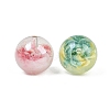 Luminous Transparent Resin Inner Flower Beads RESI-C070-05A-4