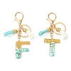 Transparent Epoxy Resin Pendant Keychains KEYC-FS00022-25-2