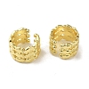 Hand Shaped Brass Cuff Earrings for Women EJEW-C097-05G-03-2