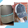 8Pcs 8 Styles Cowboy Theme Synthetic Turquoise & 304 Stainless Steel Baseball Cap Chain HJEW-SC0002-41-5