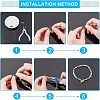 Brass Micro Pave Clear Cubic Zirconia Toggle Clasps KK-NB0002-37G-NF-4
