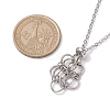 Tarnish Resistant 3Pcs 3 Styles 304 Stainless Steel Cable Chain Necklace Makings NJEW-JN04934-02-2