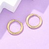 Ion Plating(IP) 304 Stainless Steel Huggie Hoop Earrings EJEW-F111A-14mm-G-5