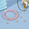10Pocs Brass Micro Pave Clear Cubic Zirconia Spacer Beads KK-HS0001-52LG-6