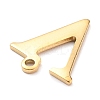 PVD Vacuum Plating  304 Stainless Steel Charms STAS-H112-V-G-3