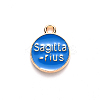 Alloy Enamel Pendants LS-X-ENAM-S124-01B-02F-3