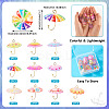20Pcs 10 Styles Acrylic Pendants MACR-TA0002-20-4