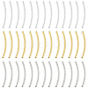 300Pcs 3 Colors Brass Tube Beads KK-PA0001-07-1
