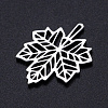 Non-Tarnish Autumn Theme 201 Stainless Steel Filigree Joiners Links STAS-S105-JN888-1-2