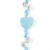 Electroplate Glass and Acrylic Rhinestone Beads Strands MAK-T011-07C-2