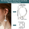 60Pcs Brass Leverback Earring Findings KK-CN0003-06-2
