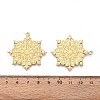 304 Stainless Steel Christmas Snowflake Pendants STAS-T067-38G-3