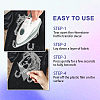 Glass Hotfix Rhinestone DIY-WH0303-801-3
