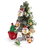 Christmas Santa Claus & Deer & Tree Paper Pendant Decorations PW-WGA525A-01-3