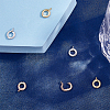 6Pcs 3 Colors Brass Cubic Zirconia Enhancer Shortener Bails ZIRC-HY0001-11-5