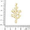 Brass Micro Pave Cubic Zirconia Pendants KK-H203-04G-3