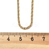 304 Stainless Steel Lumachina Chain Necklaces X-NJEW-F248-17A-G-2