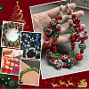 36Pcs 6 Colors Rhinestone Clay Pave Beads RB-PH0001-63-6