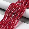 Electroplate Glass Beads Strands EGLA-R018-4mm-2-1
