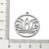 Non-Tarnish 304 Stainless Steel Pendants STAS-M323-52P-3