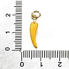 Brass Enamel Pendants KK-Z100-10G-02-3
