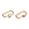 304 Stainless Steel Screw Carabiner Lock Charms STAS-K195-01G-2