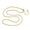 2.5MM Brass Rice Ball Chain Necklaces LS-NJEW-P339-04G-4