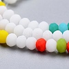 Faceted Glass Beads Strands GLAA-F106-B-F10-3