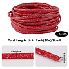 10M Folding Glitter PU Leather Cord OCOR-GF0004-11C-2