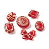 110Pcs 6 Styles Transparent Acrylic Beads OACR-FS0001-38-4