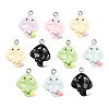 Opaque Resin Pendants RE-CBA5D24-03-1