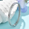 304 Stainless Steel Watch Band Bangles for Women BJEW-Z092-03P-2