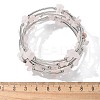 Gemstone Chip Warp Bracelets X-BJEW-JB01517-01-7