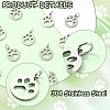 10Pcs 304 Stainless Steel Pendants STAS-YW0002-72-2