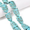 Synthetic Turquoise Beads Strands UNKW-T001-16-1