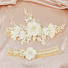 Flower Polyester Garter Leg Ring AJEW-WH0471-09B-3